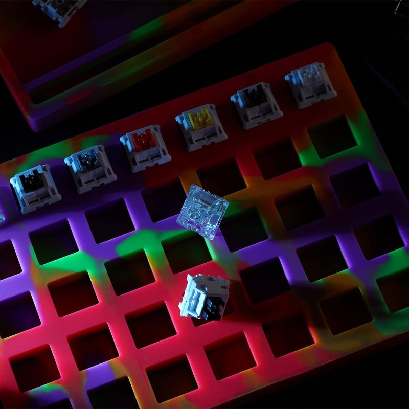 MELETRIX WS Silicone Lube Station for Custom Mechanical Keyboard Switches Orange - Image 4